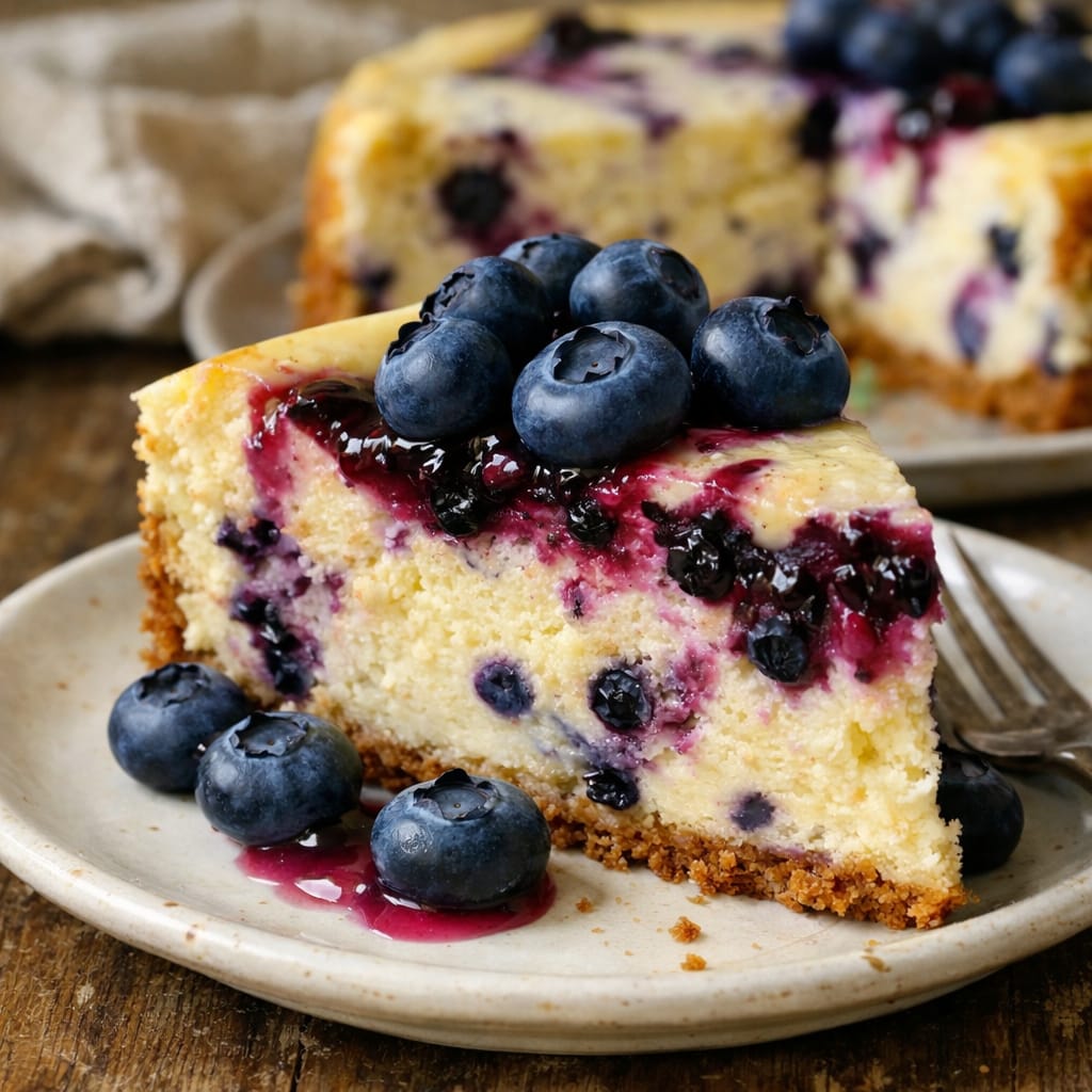 Classic Blueberry Cheesecake