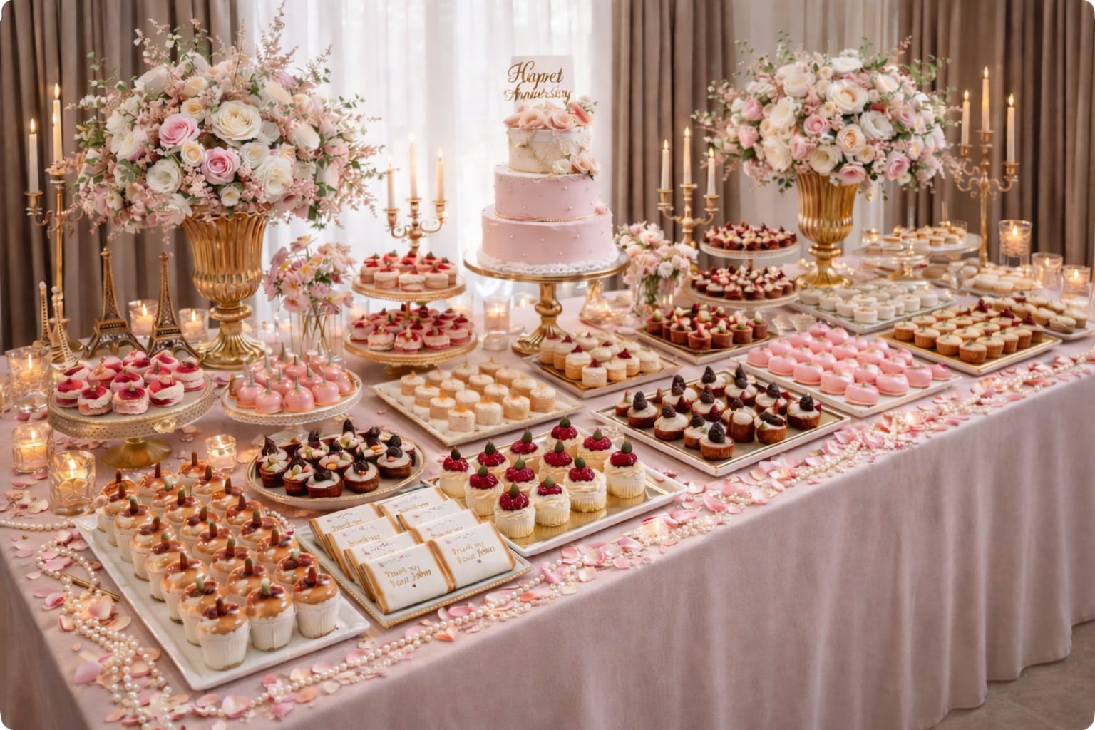 The Valley Signature Dessert Table